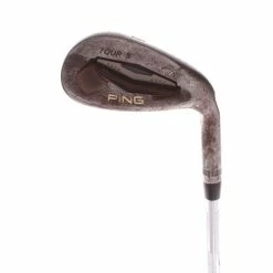 Ping Tour S Raw Steel Men's Right Hand Lob Wedge 60 Degree 10 Bounce Regular - Ping CFS