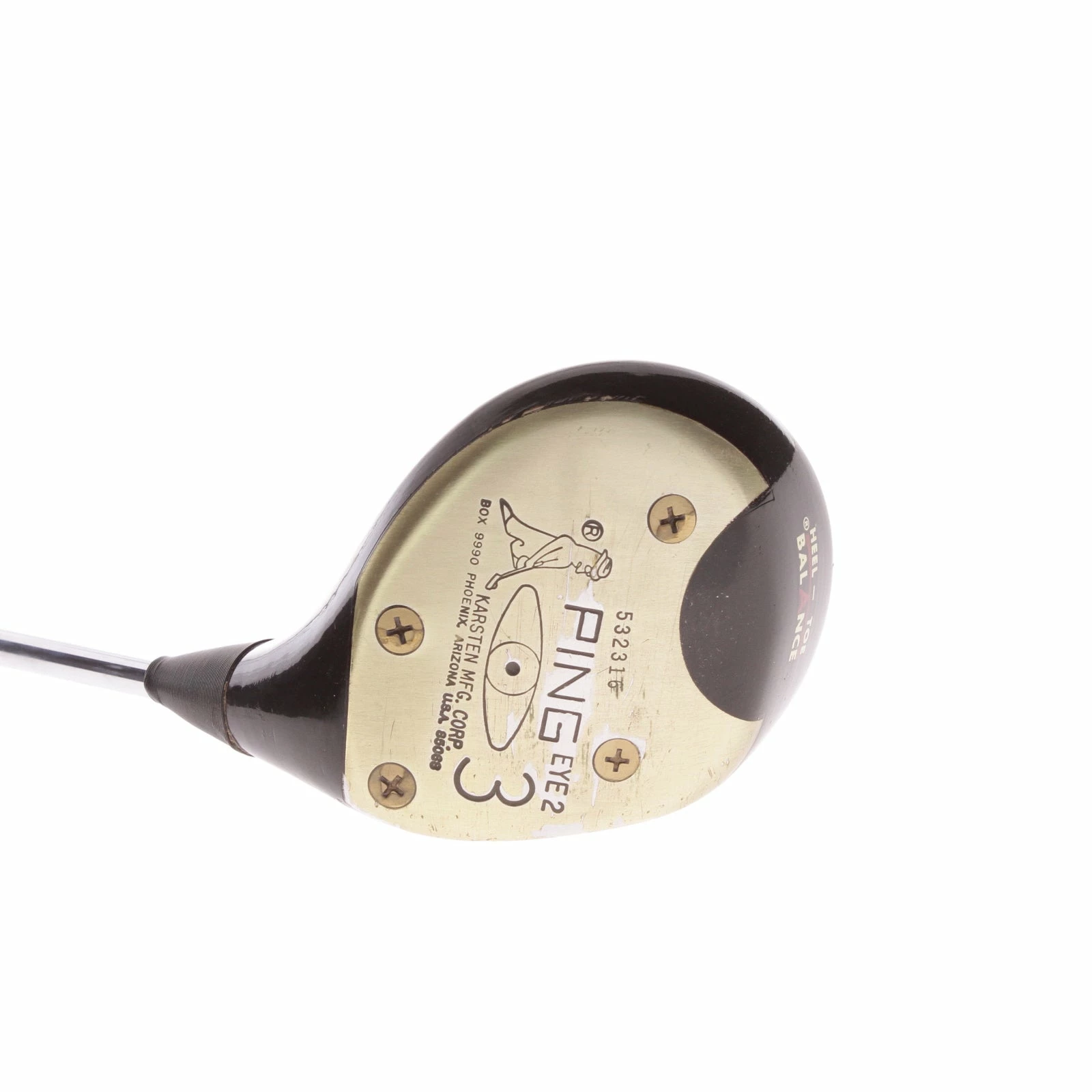 Ping Eye 2 Steel Men's Right Hand Fairway 3 Wood 15 Degree Regular - Ping KT-M